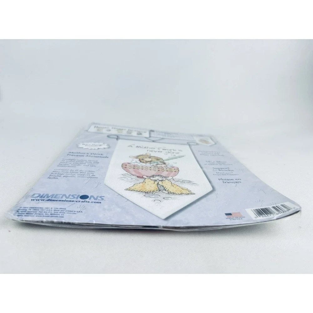 Vintage Dimensions House-Mouse Cross Stitch Kit 